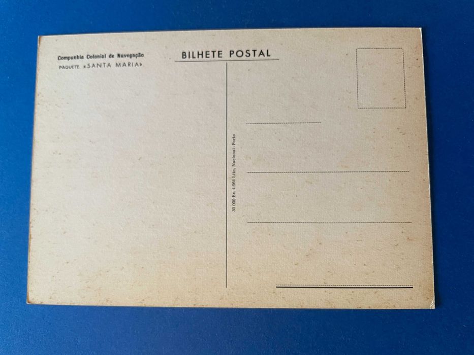 Lote 7 Postais Originais - Companhia Colonial de Navegação, Anos 60