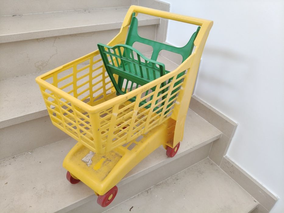 Carrinho de compras de brincar