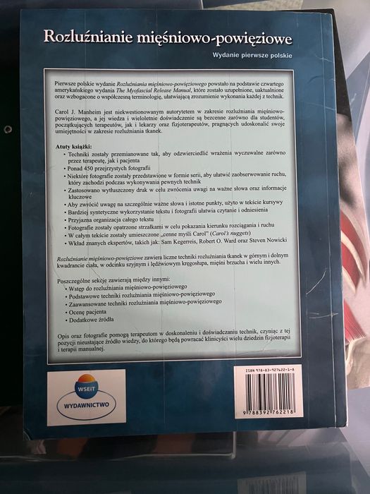 Rozluźnianie mięśniowo powięzione książka używana