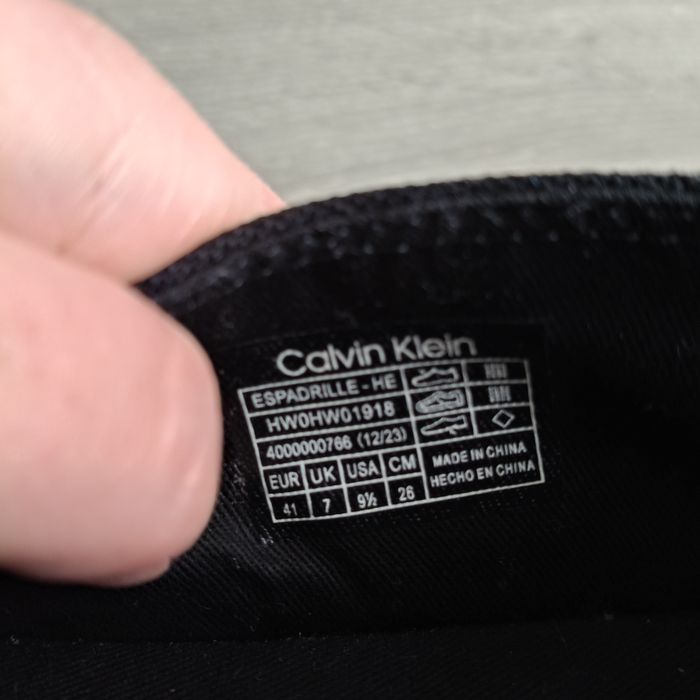 Еспадрильї жіночі на стопу 26см. від Calvin Klein