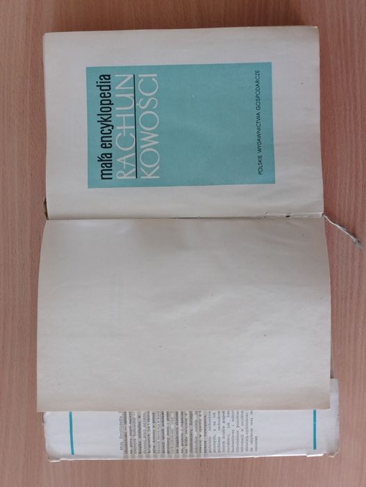 Mała encyklopedia RACHUNKOWOŚCI red. naczelny S. Skrzywan rachunkowość