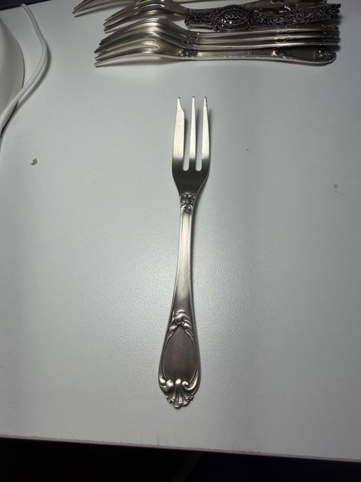 Garfo em Prata Topázio