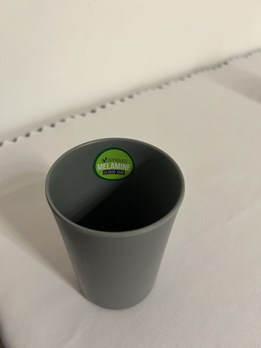 Kubki melaminowe 6 sztuk szare 250ml nr.8616