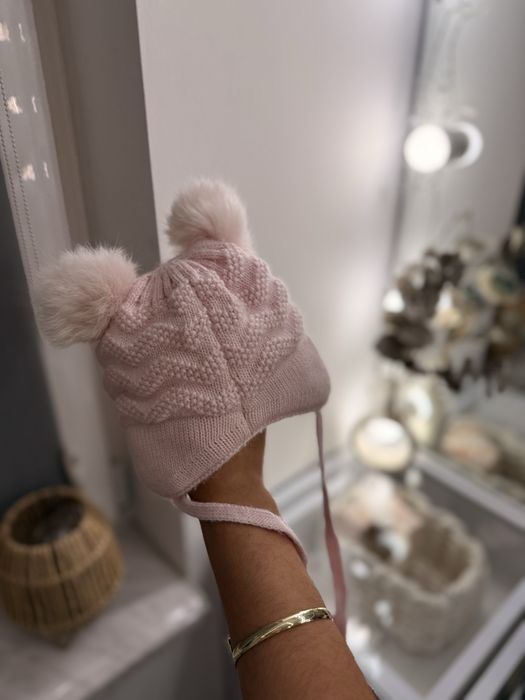 Шапочка шапка для дівчинки розмір 38