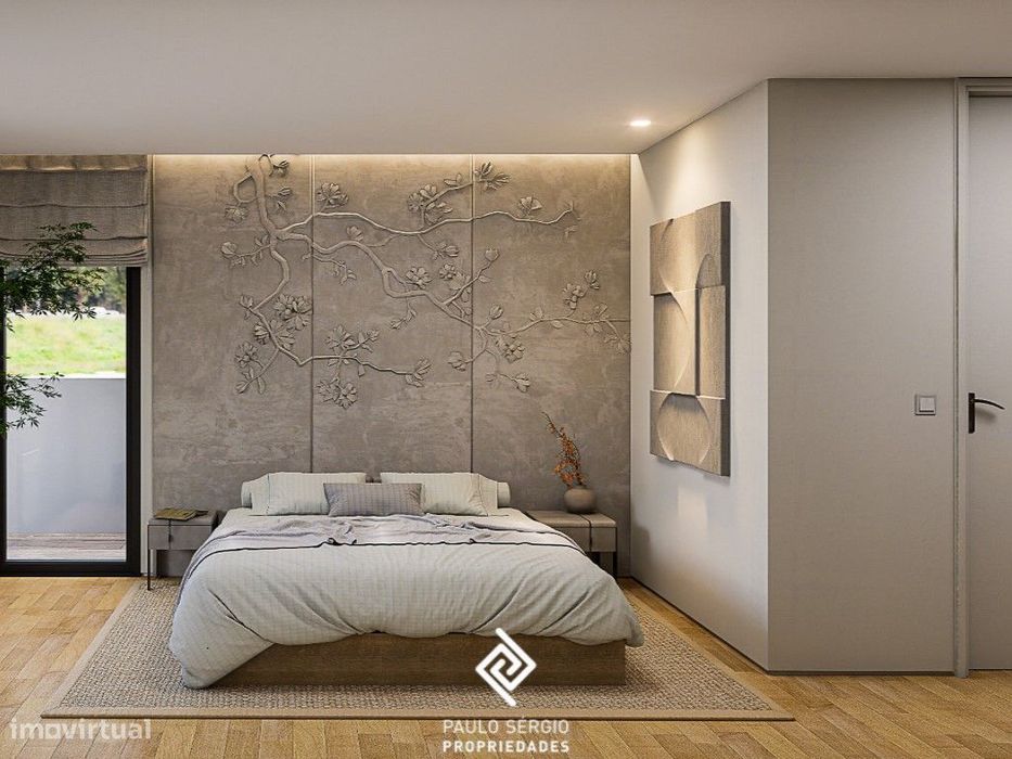 Luxuoso apartamento T1 no centro da Trofa