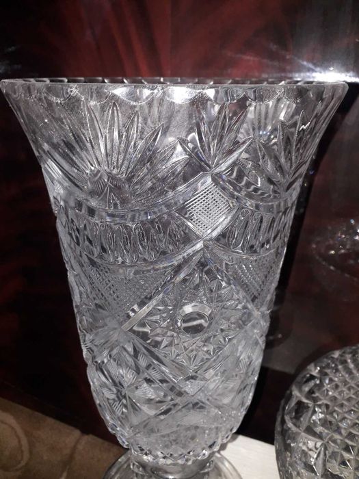 Кришталева ваза -конфетниця