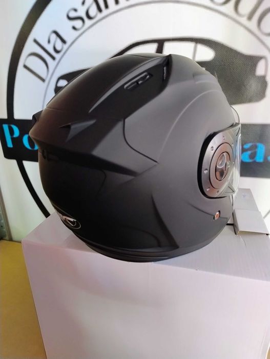 Kask motocyklowy otwarty czarny mat XS S M L XL XXL