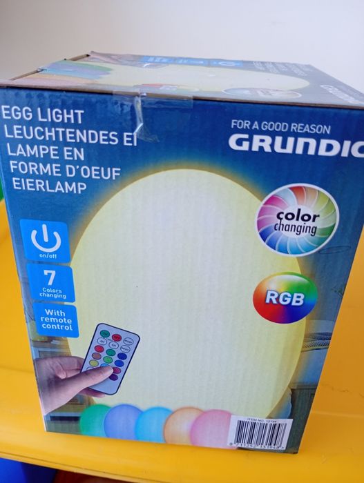 Candeeiro ovo Grundig led