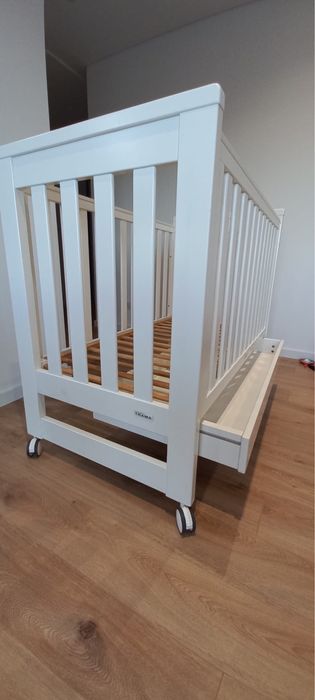 Berço trama como novo + colchao viscoelastico