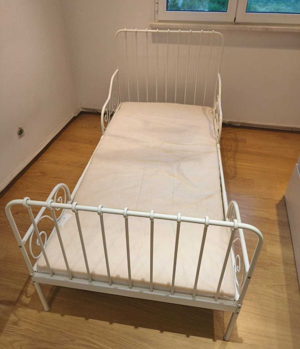 Cama de ferro de cor branca de  criança -  Ikea