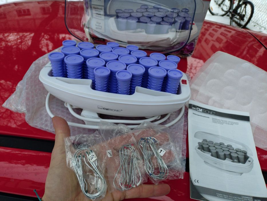 Termoloki wałki do włosów na gorąco Clatronic nieużywane lokówka