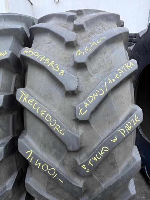 2x 650/75R38 Trelleborg TM900 High Power