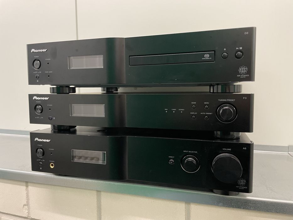 PIONEER HI-END - 2 generacja  — A-A6-J, F-F3-J, PD-D6MK2-K SACD Player