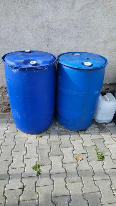 Beczka plastikowa zbiornik 200l na wodę deszczówkę zboże MAUSER