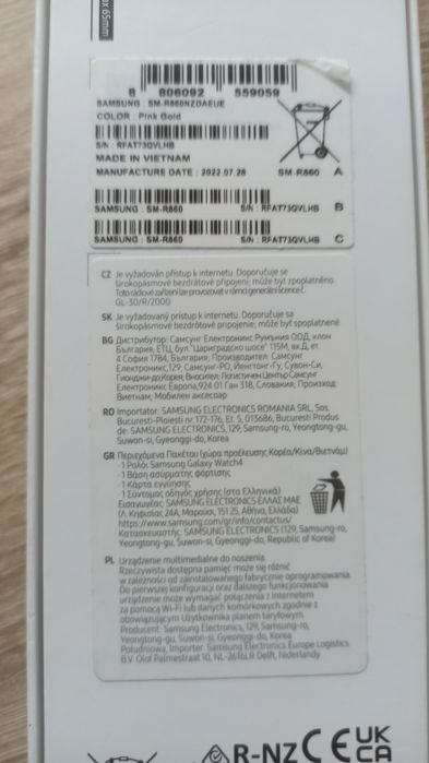 Smartwatch Galaxy Wach 4