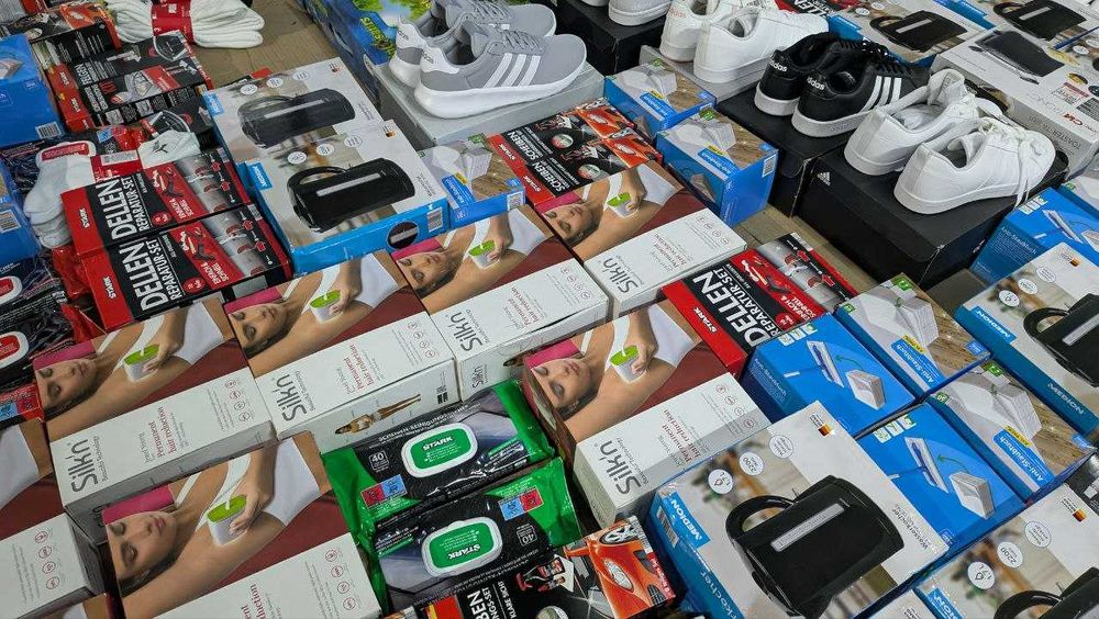 Палета з мікс товарами для кухні, саду та побуту на вагу! 126 кг