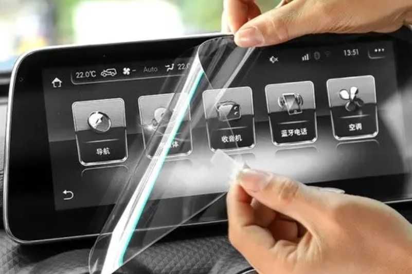 Броньована гідрогелева плівка для екрану навігатора трекера