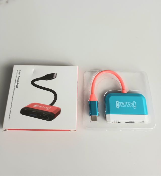 Przenośna Stacja Dokująca 3w1 do Nintendo Switch – Nowa!