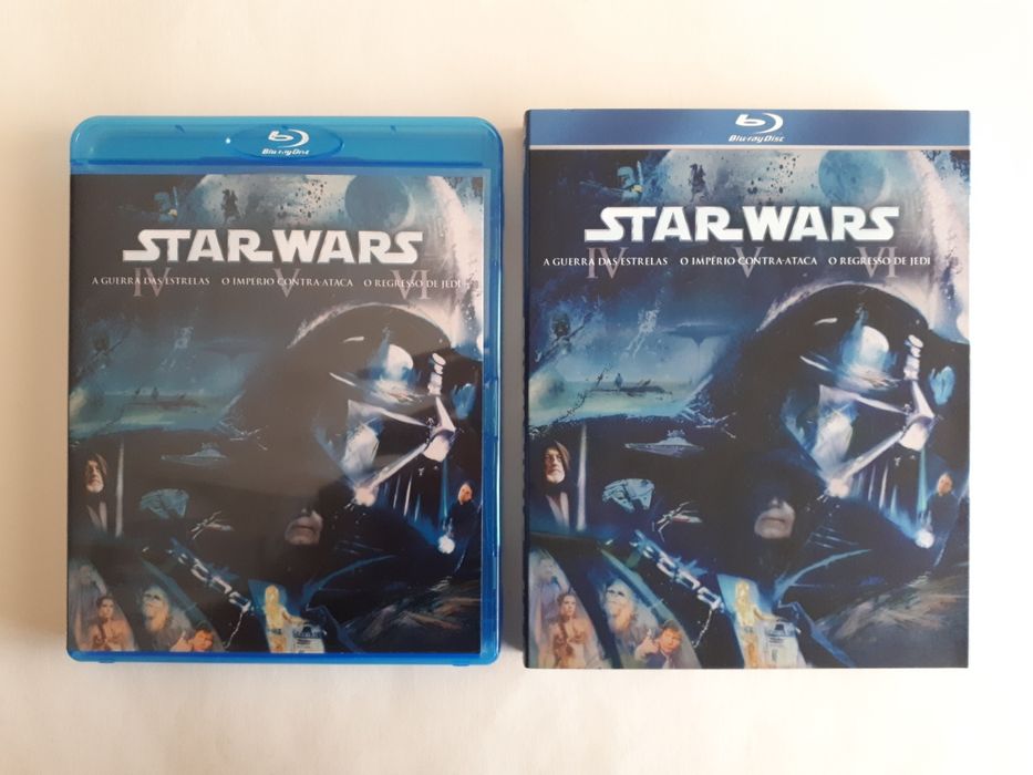 Blu-ray Star Wars IV, V, VI (edição nacional)