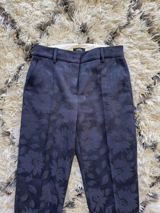 MAX&CO.  spodnie damskie eleganckie granatowe 36