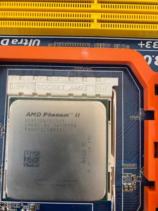 Płyta GA-MA770-UD3 + Phenom II X2 550 + DDR2 – komplet Retro!