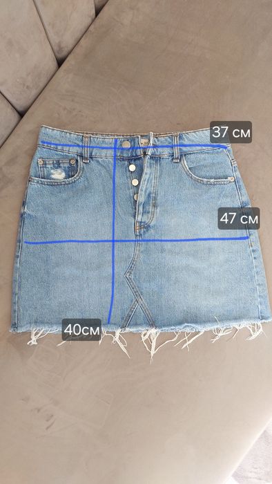 Спідниця міні, джинсова