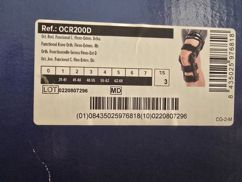 Ortótese funcional Joelho marca Orliman