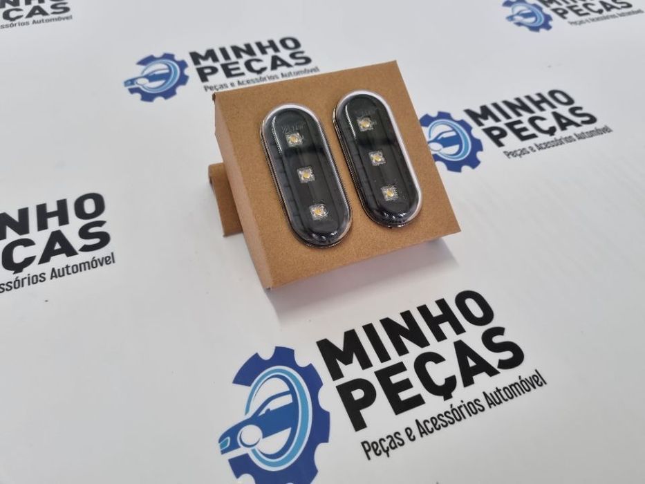 Piscas Laterais Led Fundo Preto Vw Golf 3/4