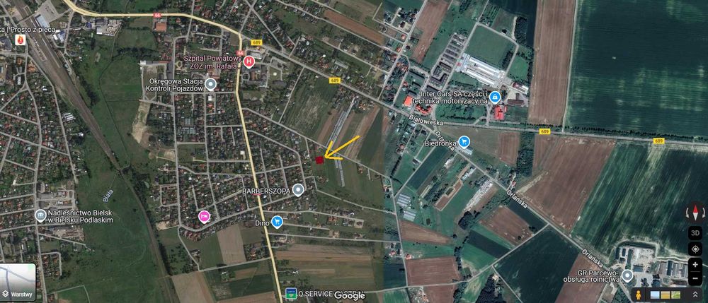 Działka budowlana na ul. Szpitalnej, 714m2 - uzbrojona. Badania gruntu