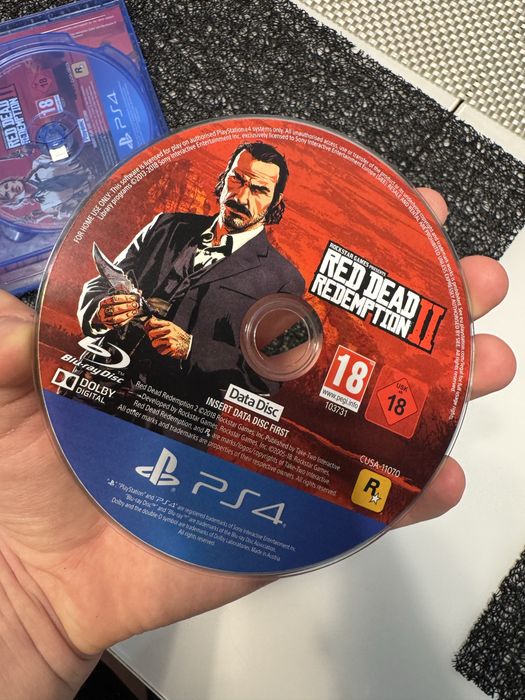 Диск RedDeadRedemption 2 PS4