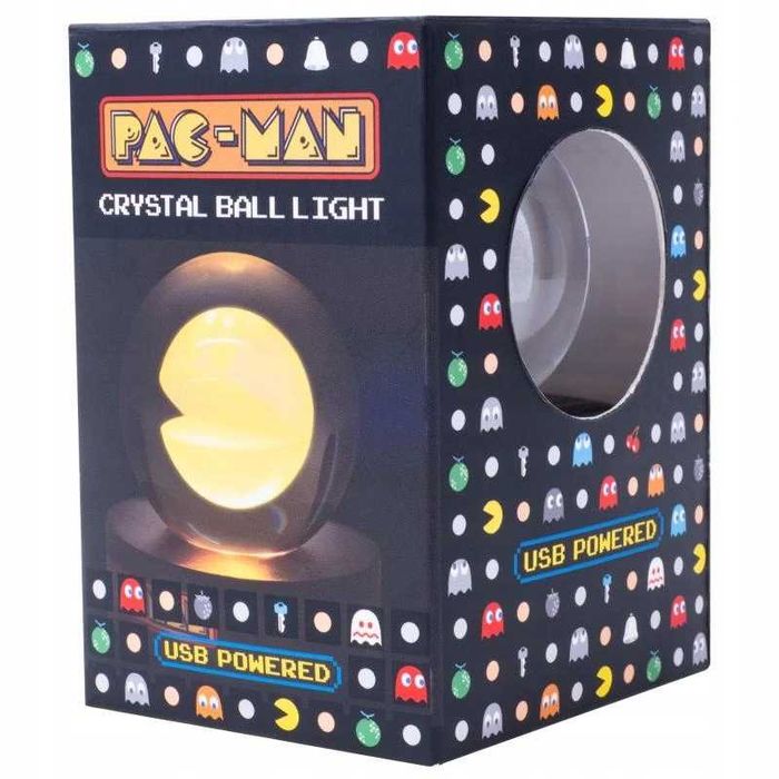 Lampka PAC-MAN Kryształowa Kula Gadżet CRYSTAL BALL LIGHT Nowa Poznań