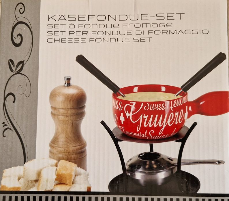 Founde serowe Swiss nowe ceramiczne