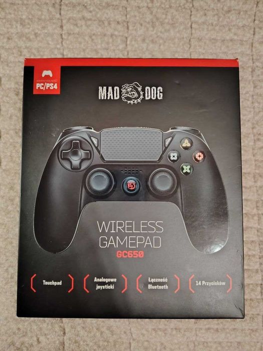Геймпад Mad Dog GC650 Wireless — Бездротовий джойстик для PS4 та PC
