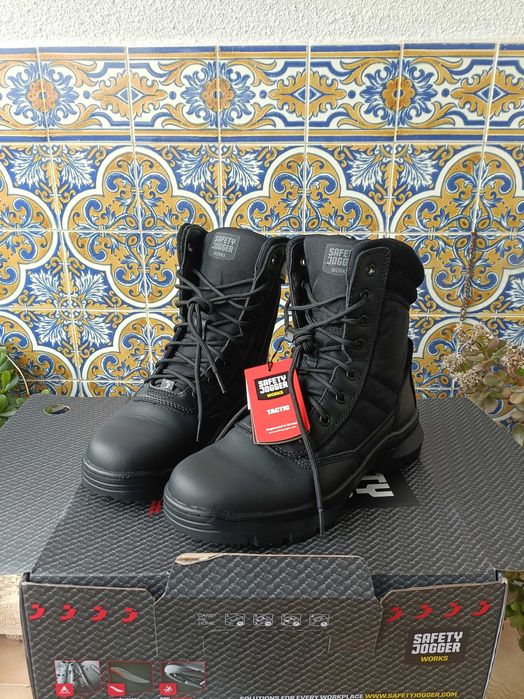 Botas táticas Safeth Jogger Com Fecho Lateral Tamanho 42