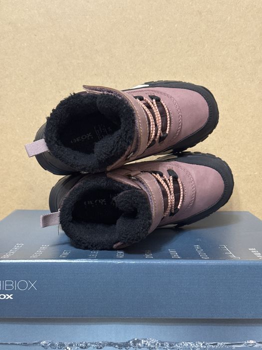 (29 р) Дитячі зимові черевики Geox Trekkyup, Устілка 19 см