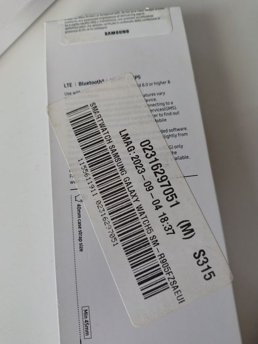Smartwatch Samsung wath 5