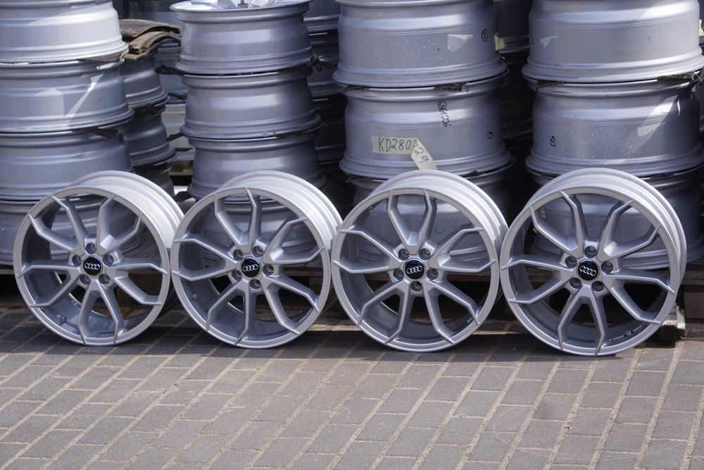 Alufelgi oryginal Audi 5x100 7,5Jx17 et46 cb57,1mm piekne, jak nowe!