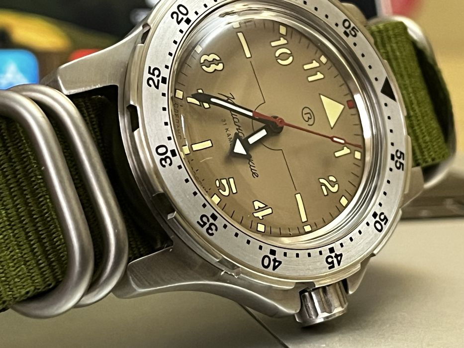 Новые мужские часы Восток Амфибия 18023А автоподзавод 20 АТМ