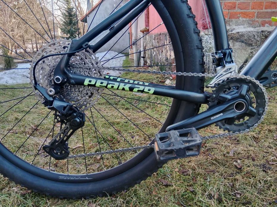 rower Accent Peak 29 rama s boost 2x11 deore manitou cube trek koła 29