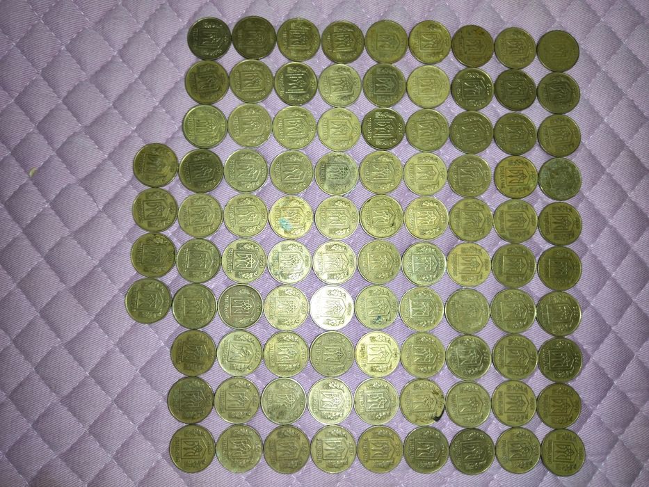25 копійок 1992 року (94 штуки)