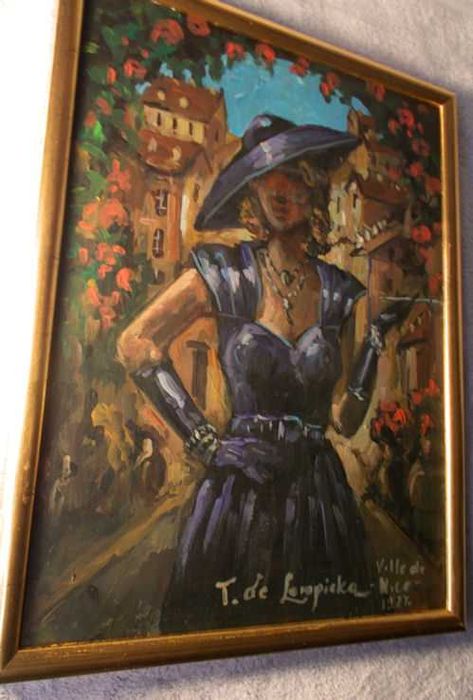 Tamara Łempicka- Atoportret - nicea- obraz olejny