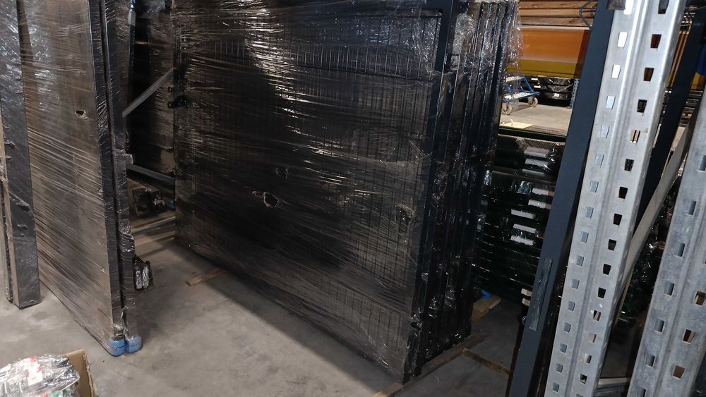 Brama skrzydłowa panelowa 2D 7016 GRAFIT  400x151cm