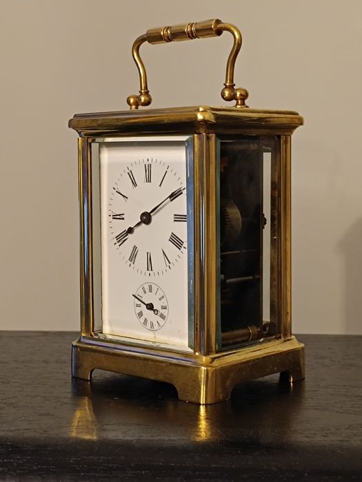 Francuski zegar powozowy, oficerski, kareciak.