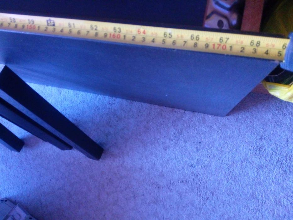 Stół drewniany czarny 175cm-250cm