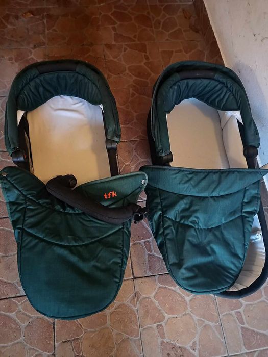 Wózek dla blizniakow 3 w 1