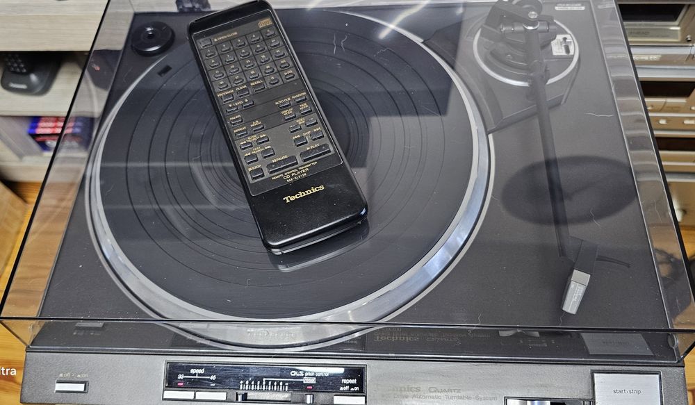 Technics-zestaw kolekcjonerski'92 wysokie modele 6 el. z gramofonem-idealny stan
