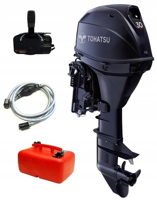 Silnik zaburtowy TOHATSU 30 KM 4-suwowy kolumna długa- manetka-  trim
