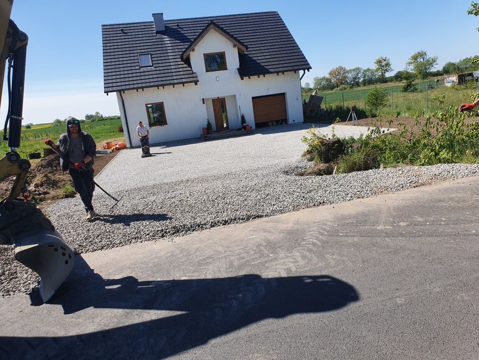 Utwardzanie dróg dojazdowych, placów, wymiana gruntu