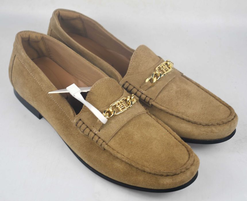 Tommy Hilfiger Mokasyny Th Chain Suede Loafer roz. 42