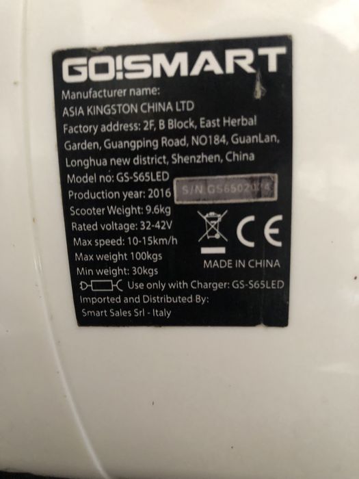 Гіроборд GoSmart до 100 кг